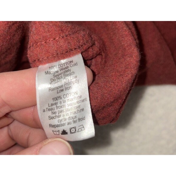 Legendary Whitetails Men's Flannel Casual Button-Down Shirt 4XL Cotton Solid - Picture 5 of 13